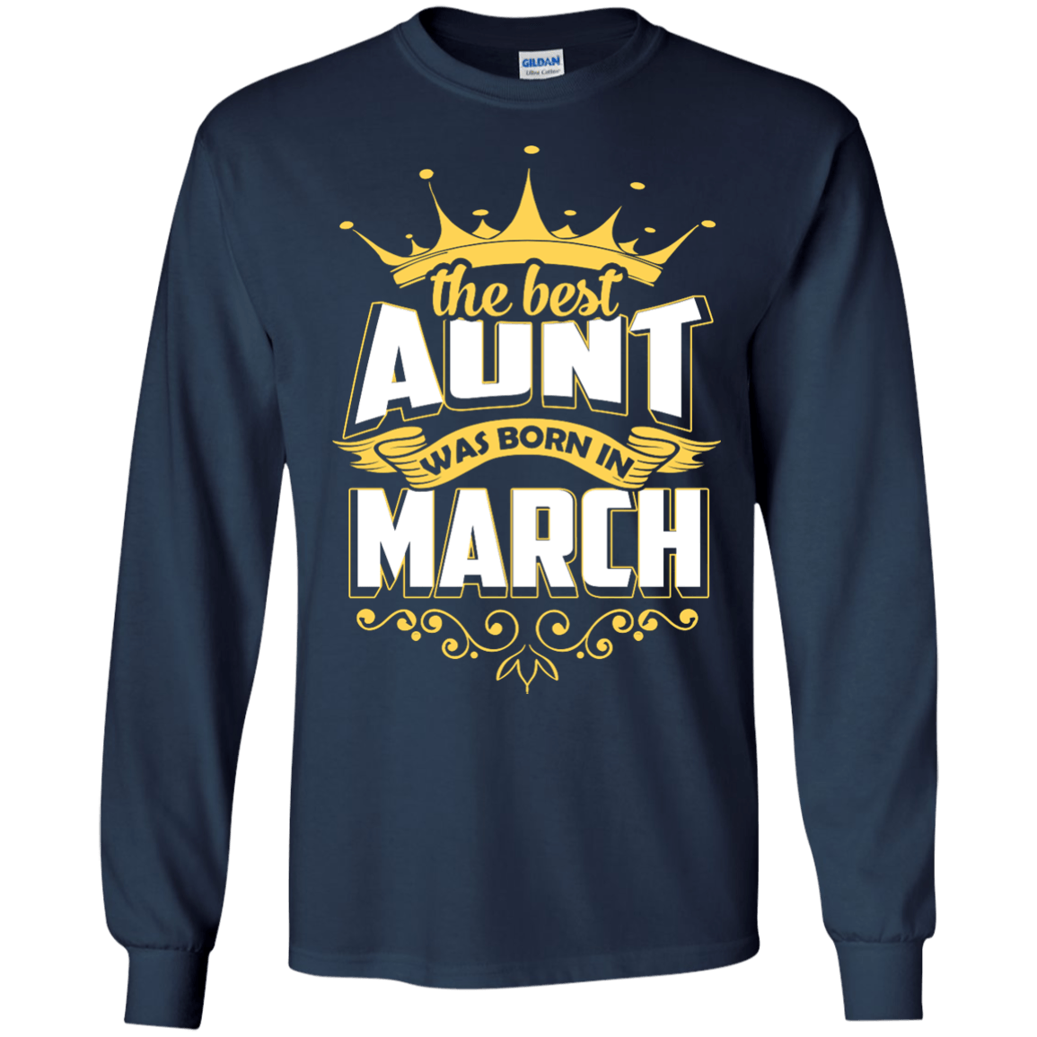 The Best Aunt Was Born In March T-Shirt & Hoodie | Teecentury.com