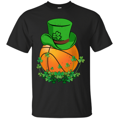 Shamrock Basketball Leprechaun St Patricks Day T-Shirt & Hoodie | Teecentury.com