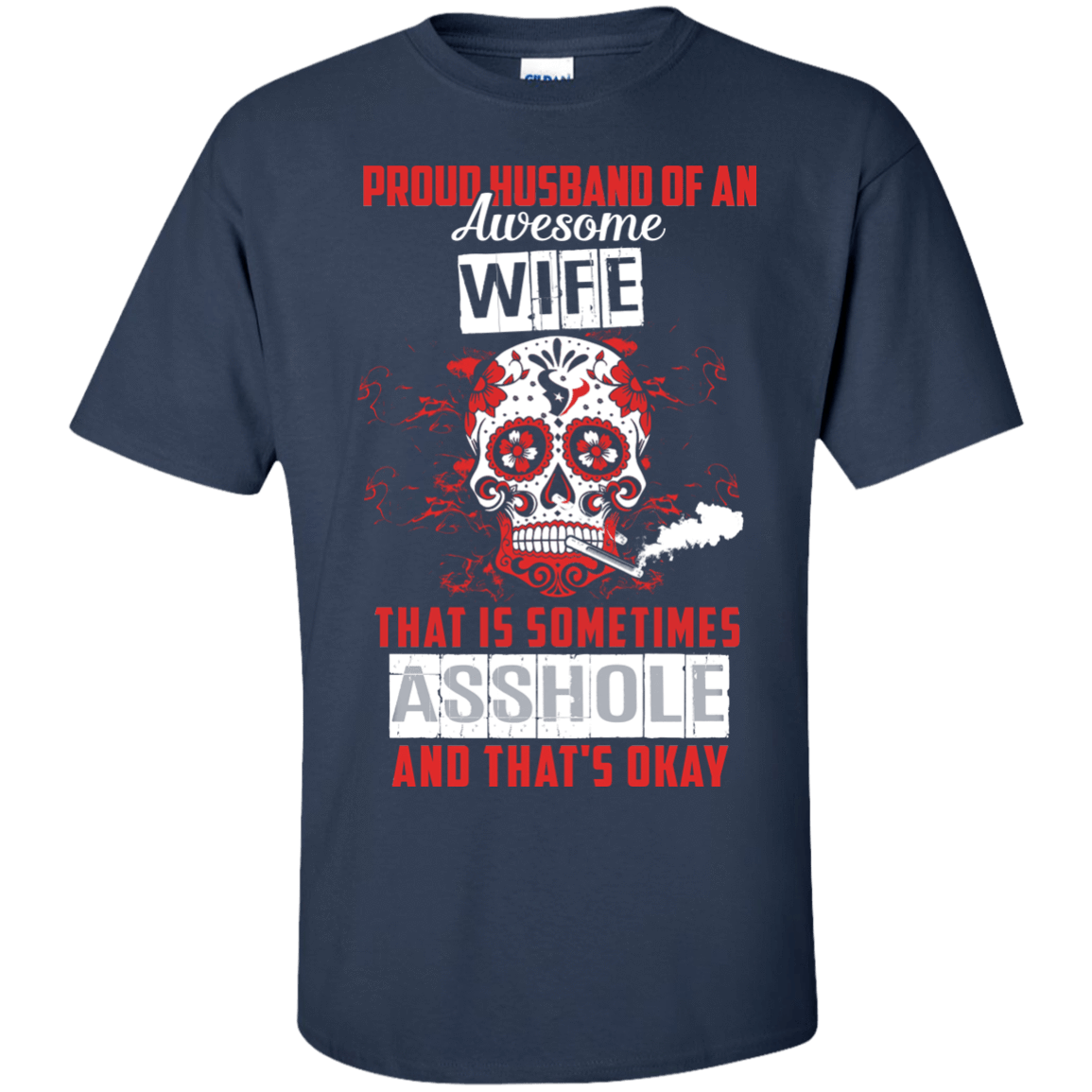 Proud Husband Of An Awesome Wife T-Shirt & Hoodie | Teecentury.com
