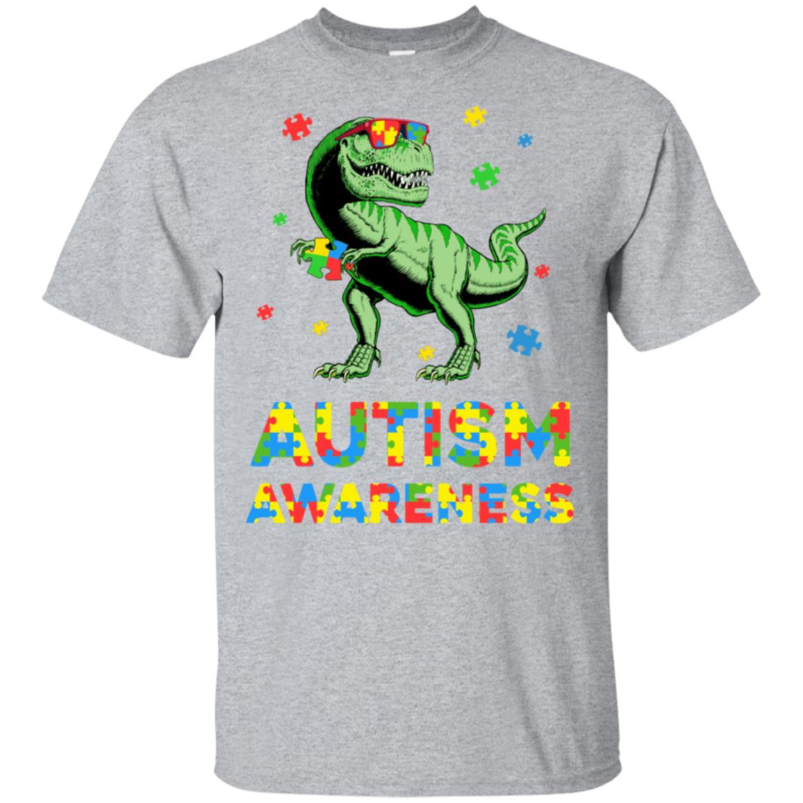Dinosaur Puzzle Autism Awareness For Boys Girls T-Shirt & Hoodie | Teecentury.com