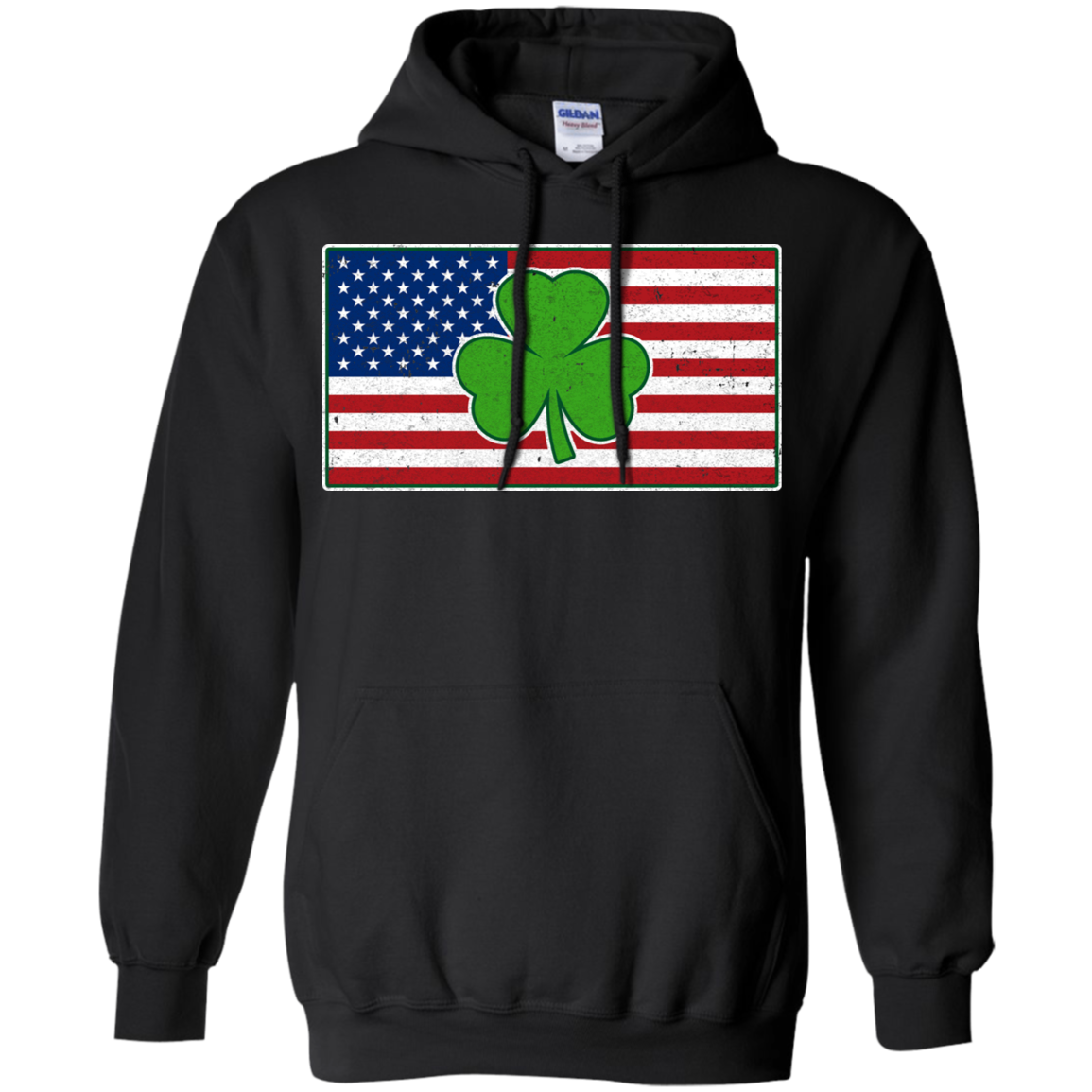 Shamrock Ireland USA Irish American Flag Gift T-Shirt & Hoodie | Teecentury.com