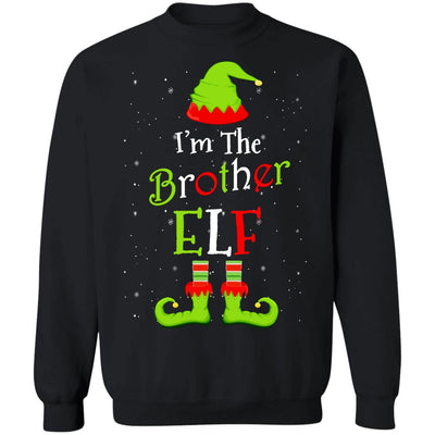 I'm The Brother Elf Family Matching Funny Christmas Group Gift T-Shirt & Sweatshirt | Teecentury.com