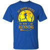 Funny Halloween My Broom Broke So Now I Go Running T-Shirt & Tank Top | Teecentury.com