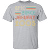 Epic Since January 2005 Vintage 17th Birthday Gifts T-Shirt & Hoodie | Teecentury.com