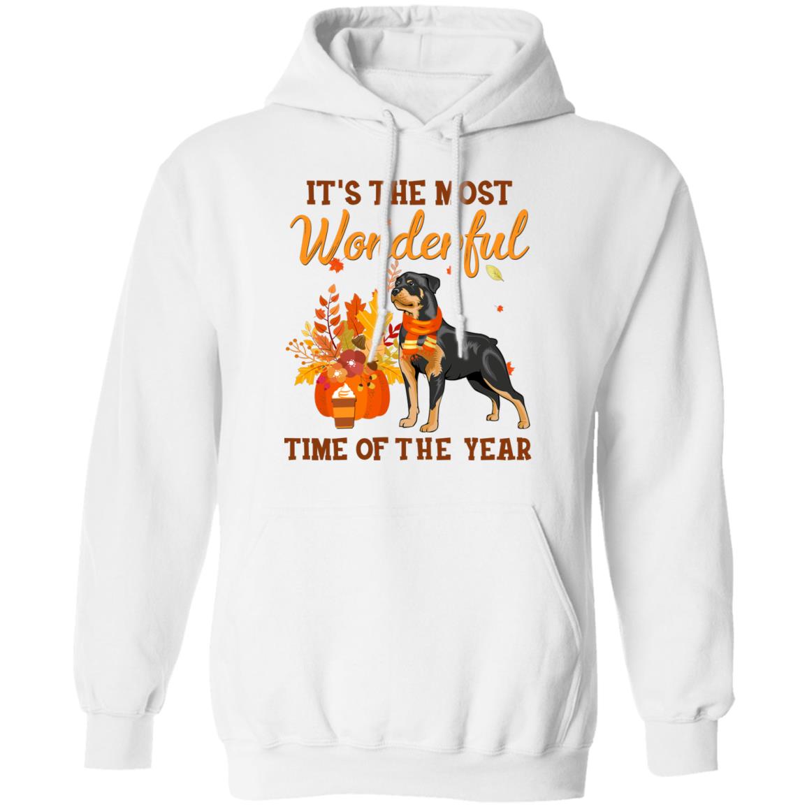 Rottweiler Autumn It's The Most Wonderful Time Of The Year T-Shirt & Hoodie | Teecentury.com