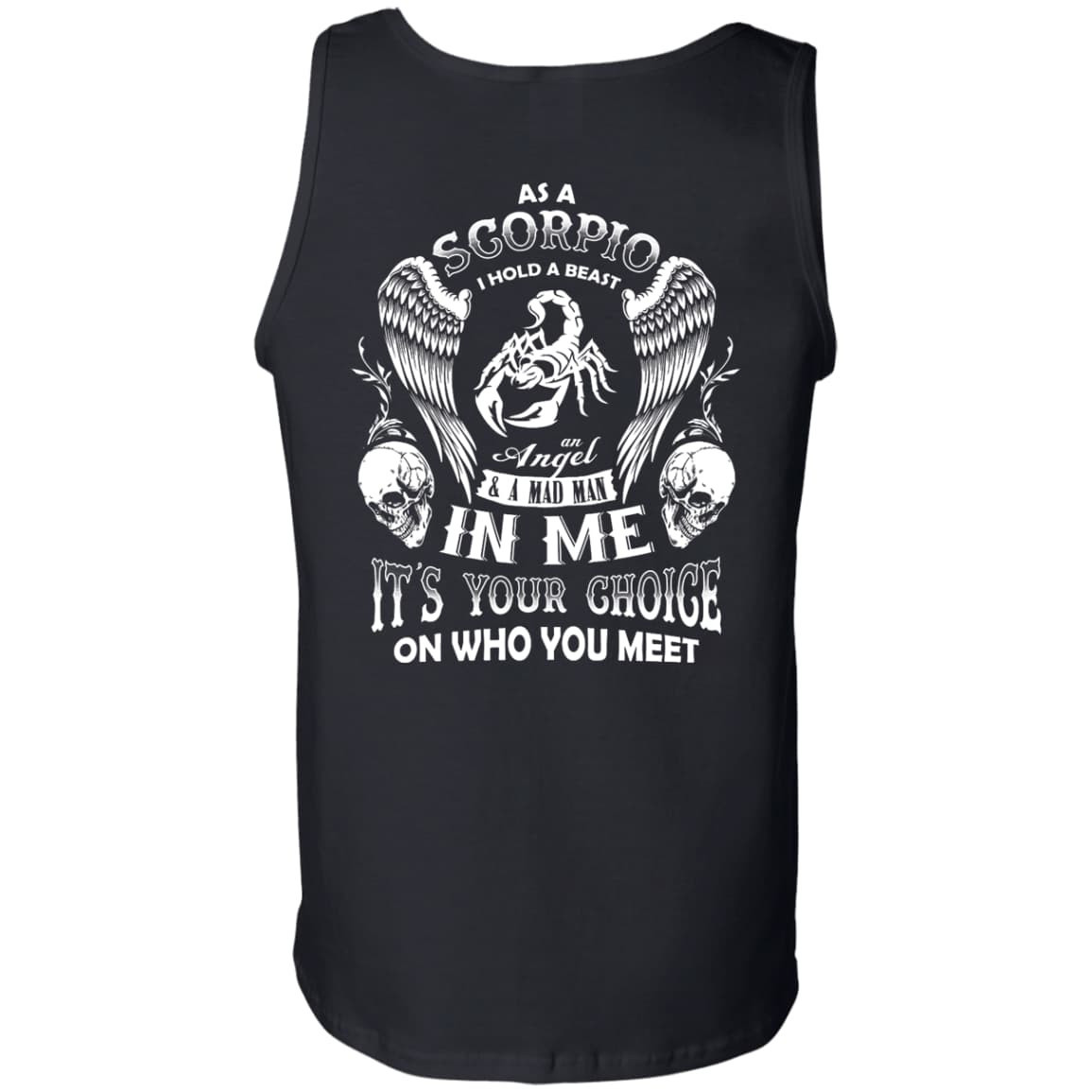 As A Scorpio I Hold A Beast An Angel A Madman In Me T-Shirt & Hoodie | Teecentury.com