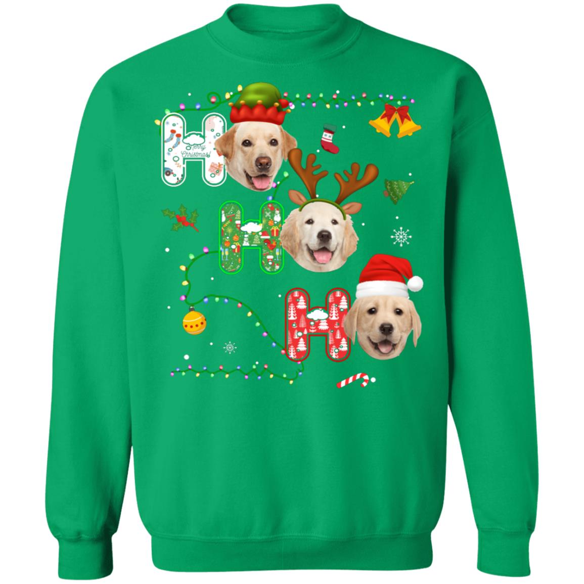 Christmas Ho Ho Ho Labrador Lover Funny Xmas Gift T-Shirt & Sweatshirt | Teecentury.com