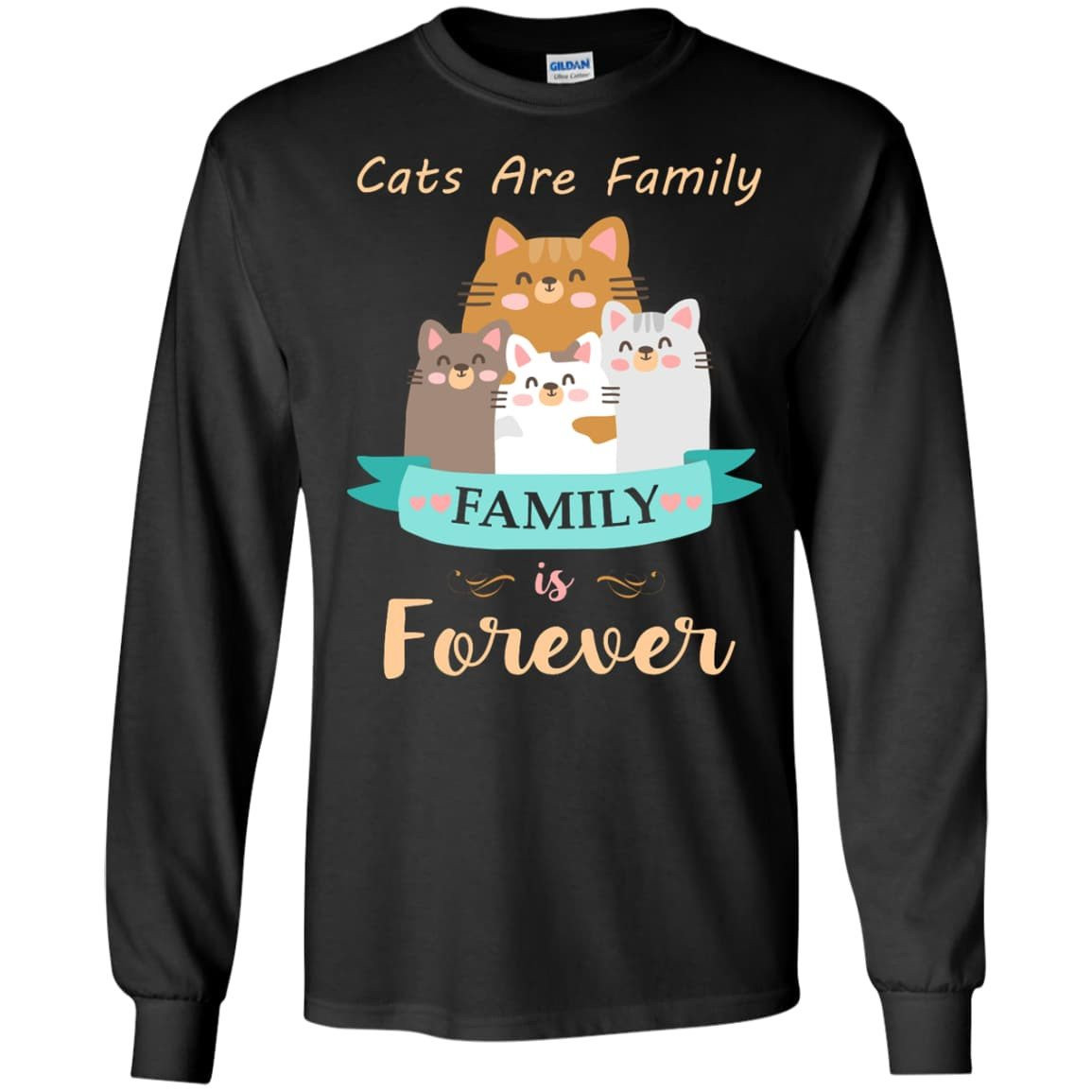 Cats Are Family Family Is Forever T-Shirt & Hoodie | Teecentury.com