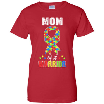 Mom Of A Warrior Support Autism Awareness Gift T-Shirt & Hoodie | Teecentury.com