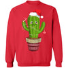 Cactus Christmas Tree Gift Santa Xmas Plant Lover T-Shirt & Sweatshirt | Teecentury.com