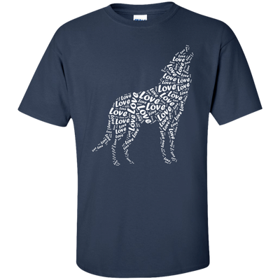 I Love Wolf T-Shirt & Hoodie | Teecentury.com