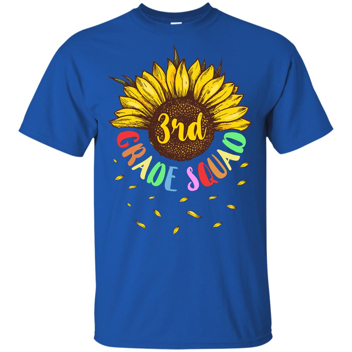 Sunflower 3rd Grade Squad First Grade Teacher Youth Youth Shirt | Teecentury.com