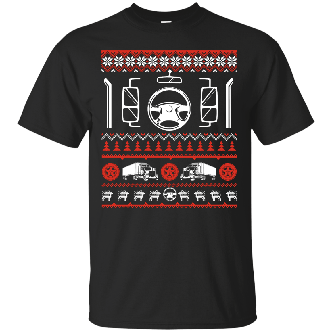 Trucker Christmas Sweater T-Shirt & Hoodie | Teecentury.com