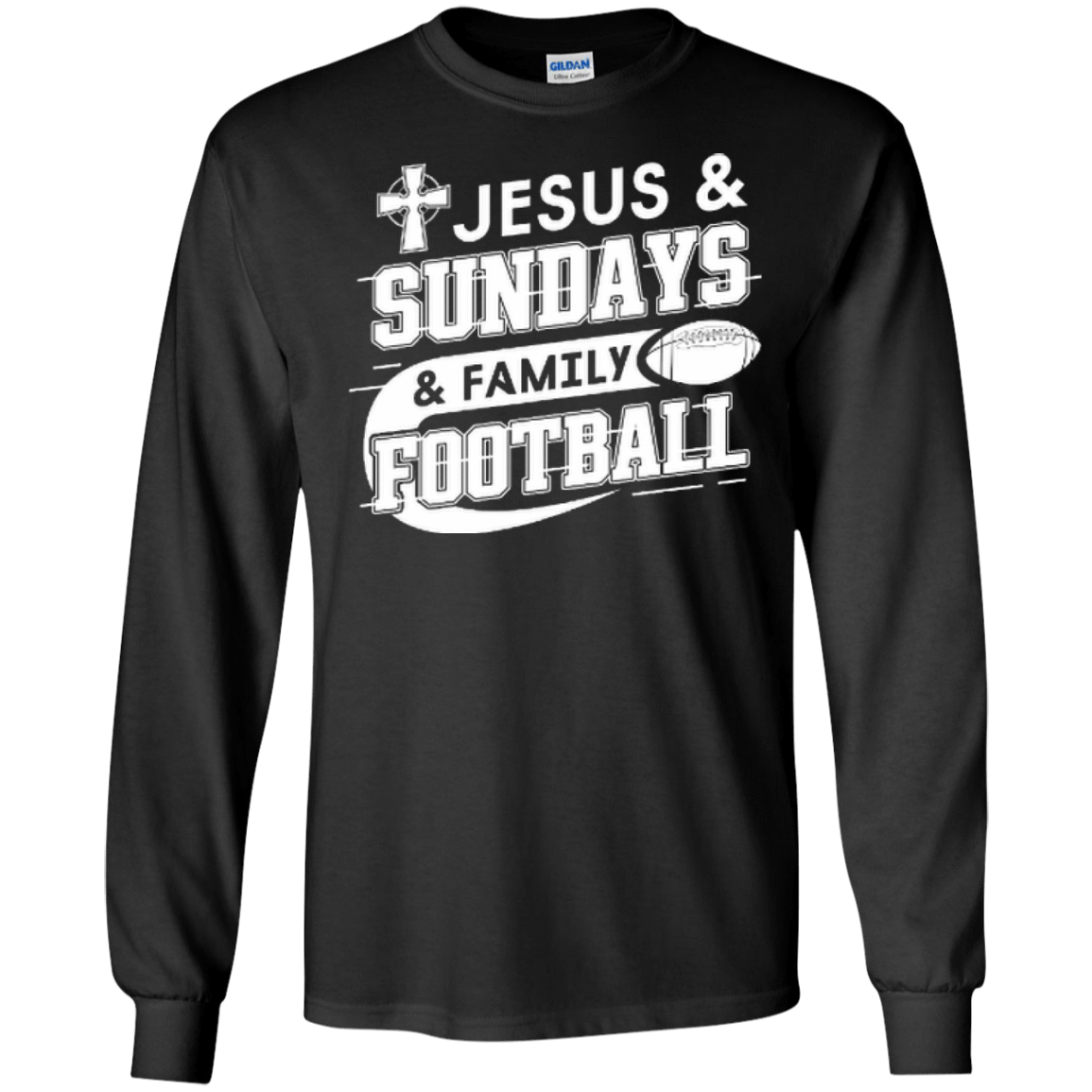 Jesus Sundays Family Football T-Shirt & Hoodie | Teecentury.com