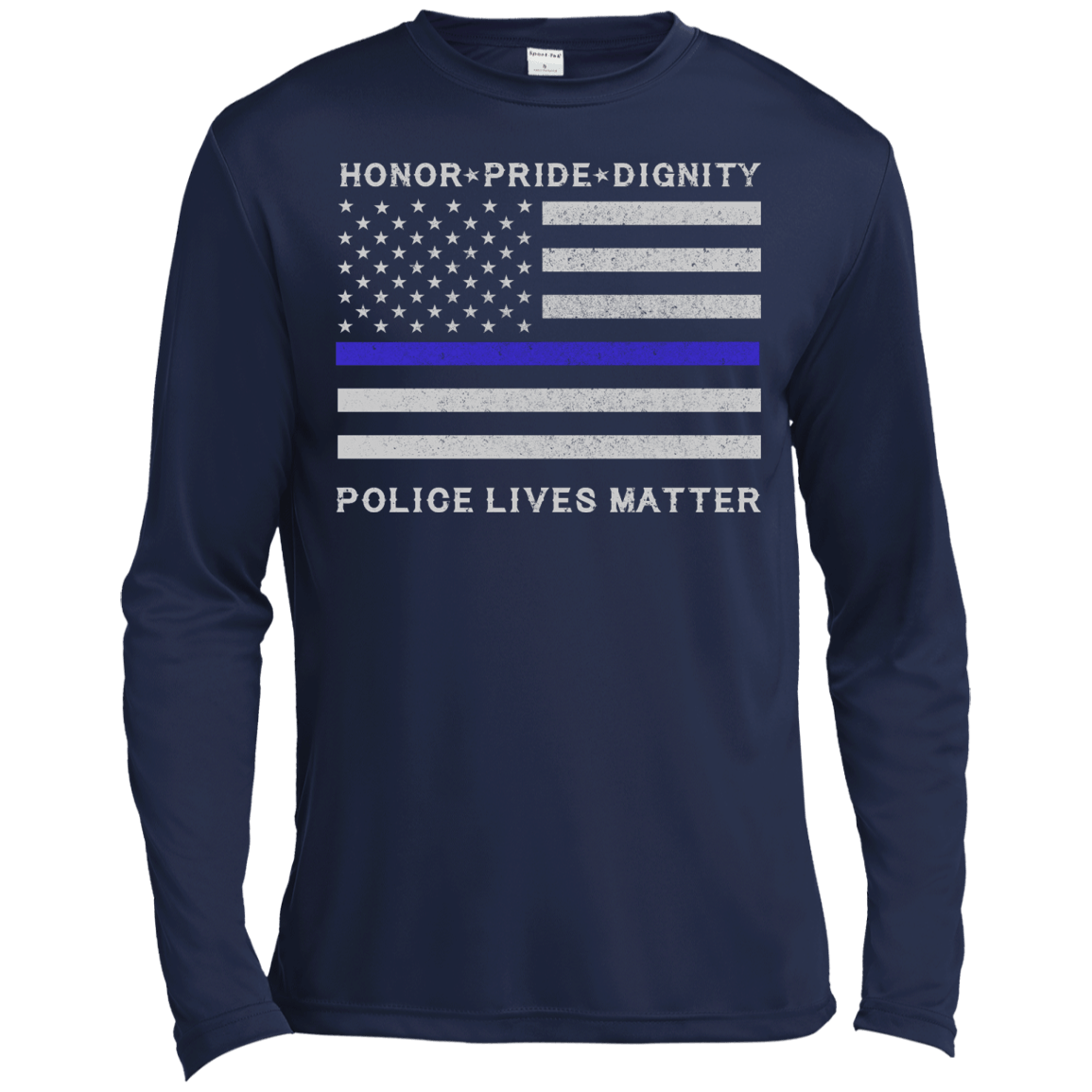 Police Lives Matter Honor Pride Dignity T-Shirt & Hoodie | Teecentury.com