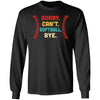 Sorry Can't Softball Bye Cool Softball Lovers Vintage Gift T-Shirt & Hoodie | Teecentury.com