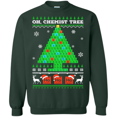 Oh Chemistry Tree Science Christmas Ugly Sweater T-Shirt & Hoodie | Teecentury.com