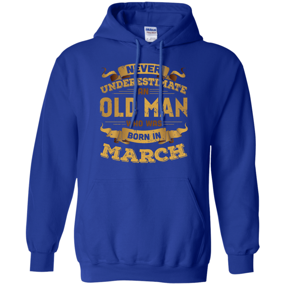 Never Underestimate An Old Man Who Was Born In March T-Shirt & Hoodie | Teecentury.com