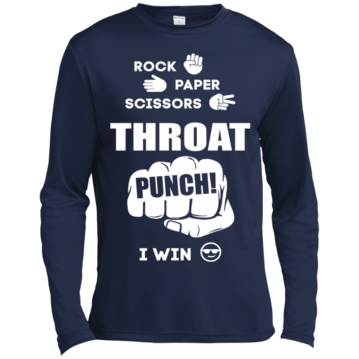 Throat Punch - I Win T-Shirt & Hoodie | Teecentury.com