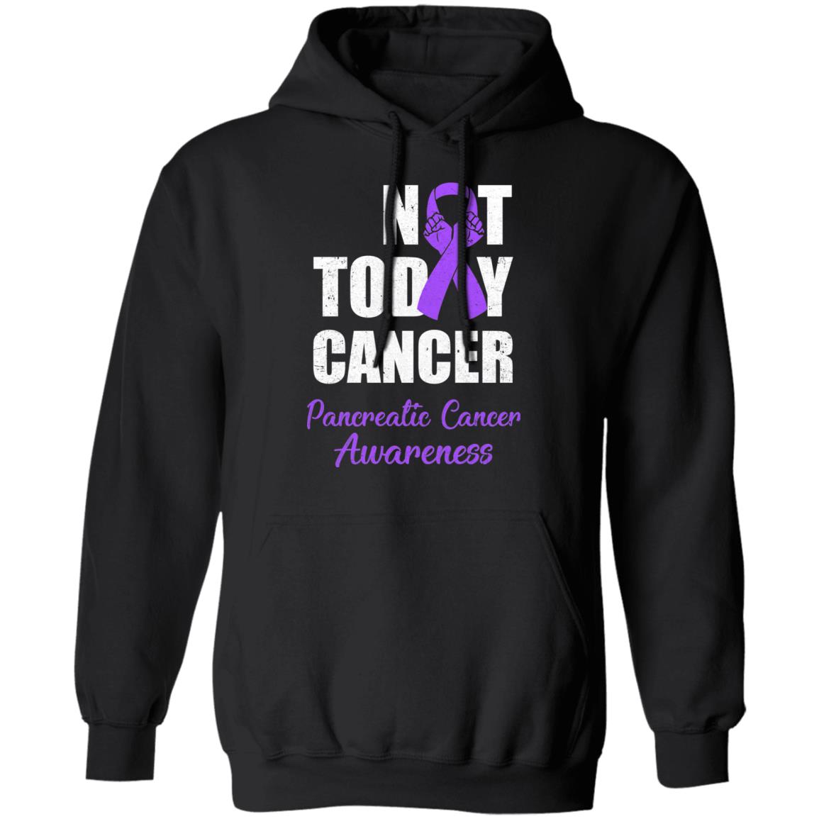 Support Pancreatic Cancer Awareness Purple Ribbon Not Today T-Shirt & Hoodie | Teecentury.com