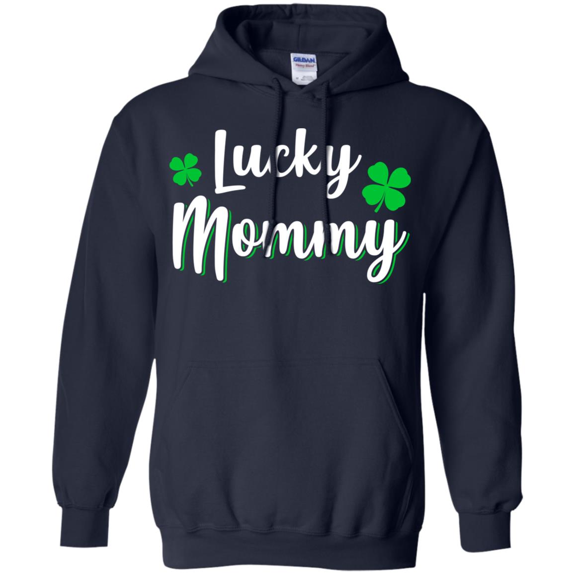 Luckiest Lucky Mommy St Patricks Day T-Shirt & Hoodie | Teecentury.com