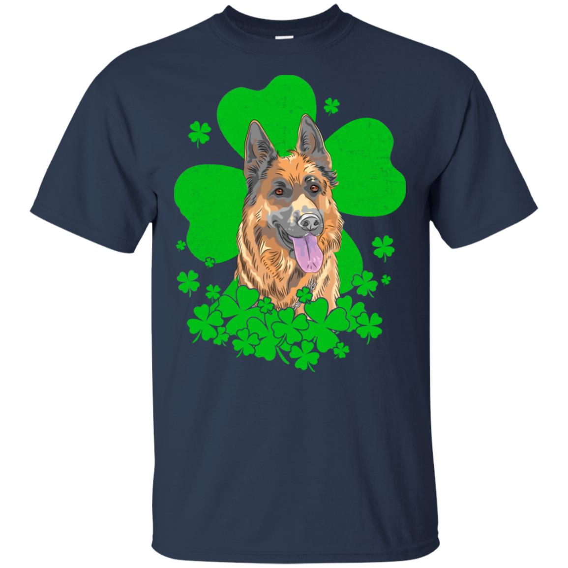 German Shepherd St. Patrick's Day Clovers T-Shirt & Hoodie | Teecentury.com