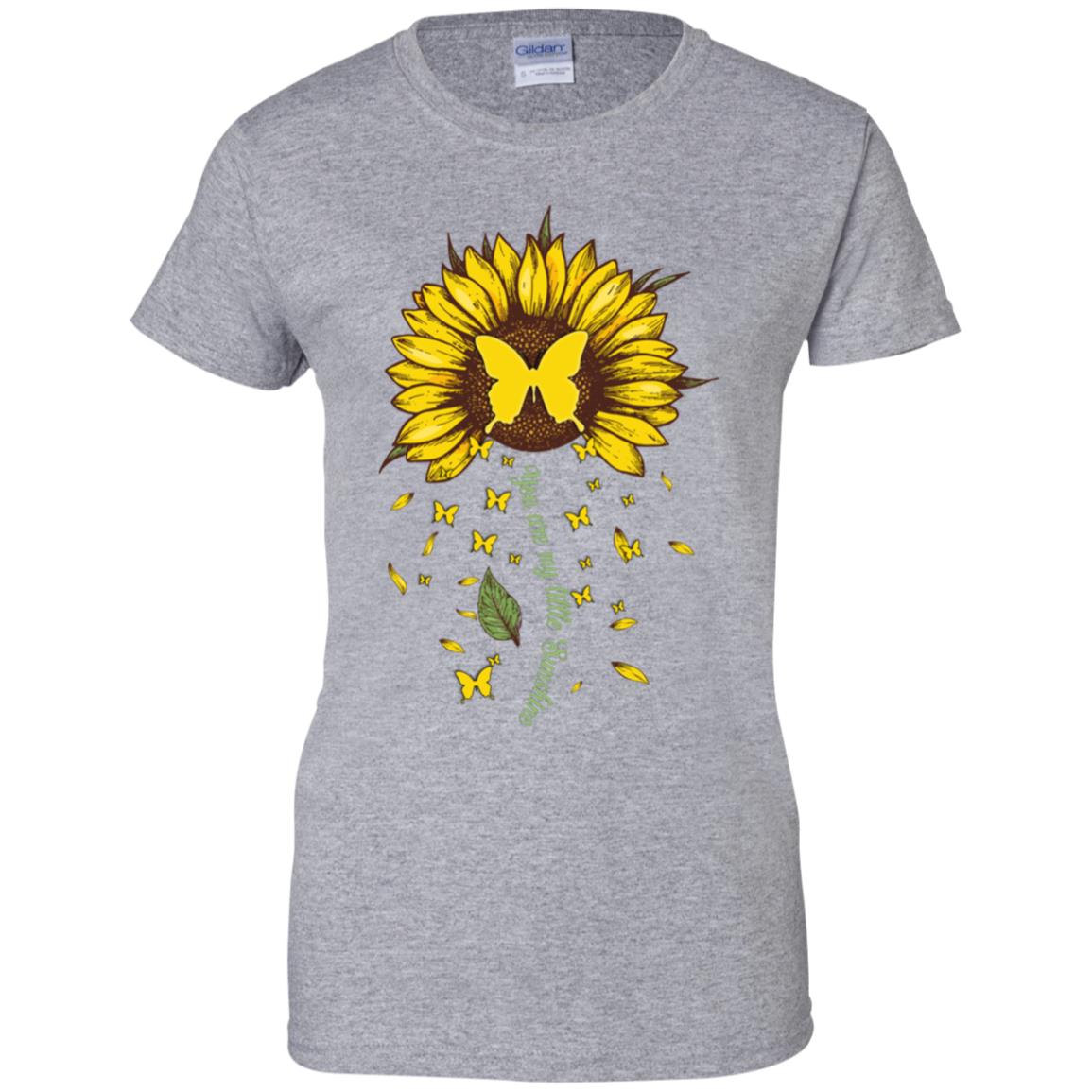 You Are My Little Sunshine Sunflower Butterfly T-Shirt & Hoodie | Teecentury.com