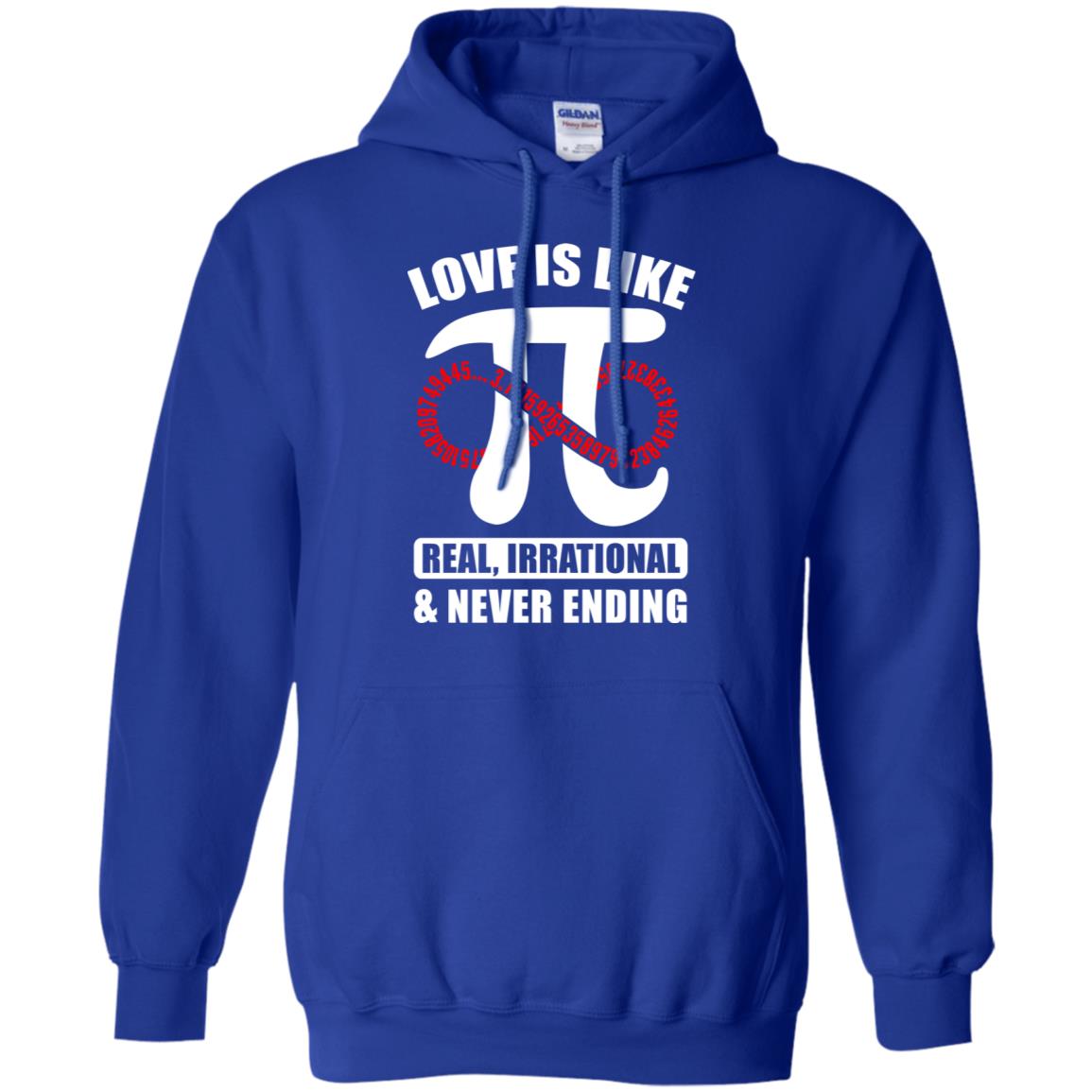 Love Is Like Pi Math 3.14 Pi Day Gift T-Shirt & Hoodie | Teecentury.com