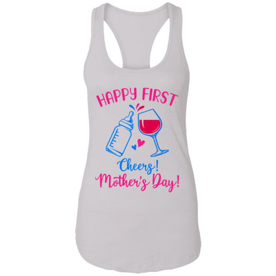 First Mothers Day Mommy Baby Girl Cheers Matching T-Shirt & Tank Top | Teecentury.com