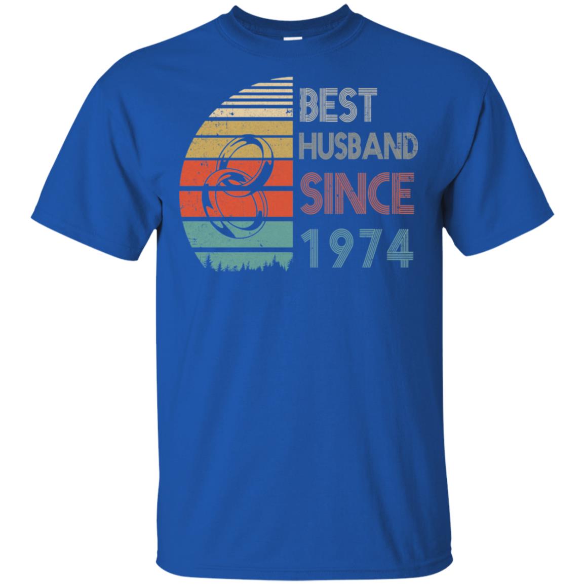 48th Wedding Anniversary Gifts Best Husband Since 1974 T-Shirt & Hoodie | Teecentury.com