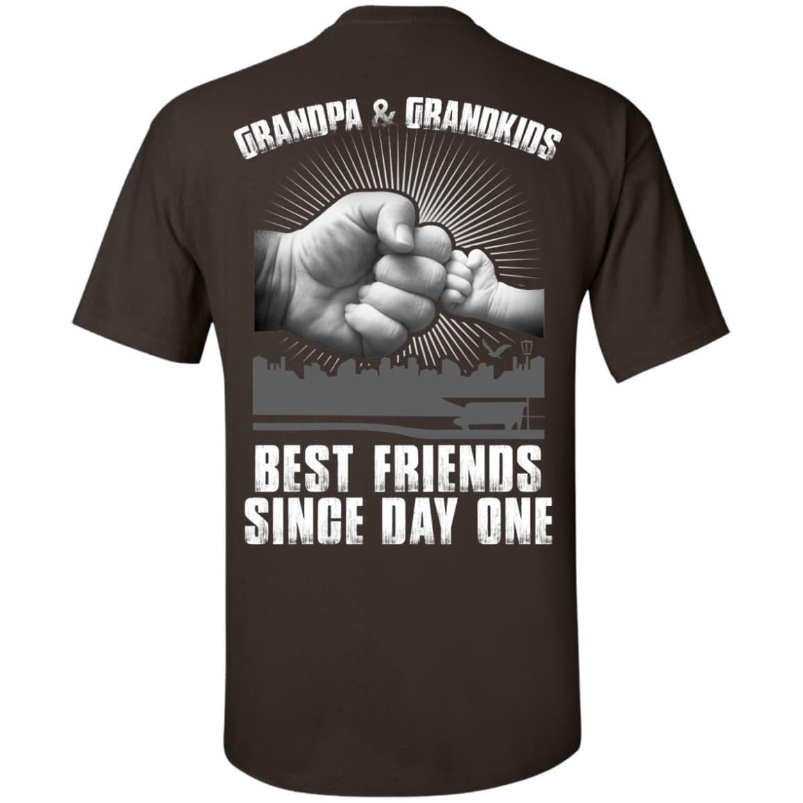 Grandpa And Grandkids Best Friends Single Day One T-Shirt & Hoodie | Teecentury.com
