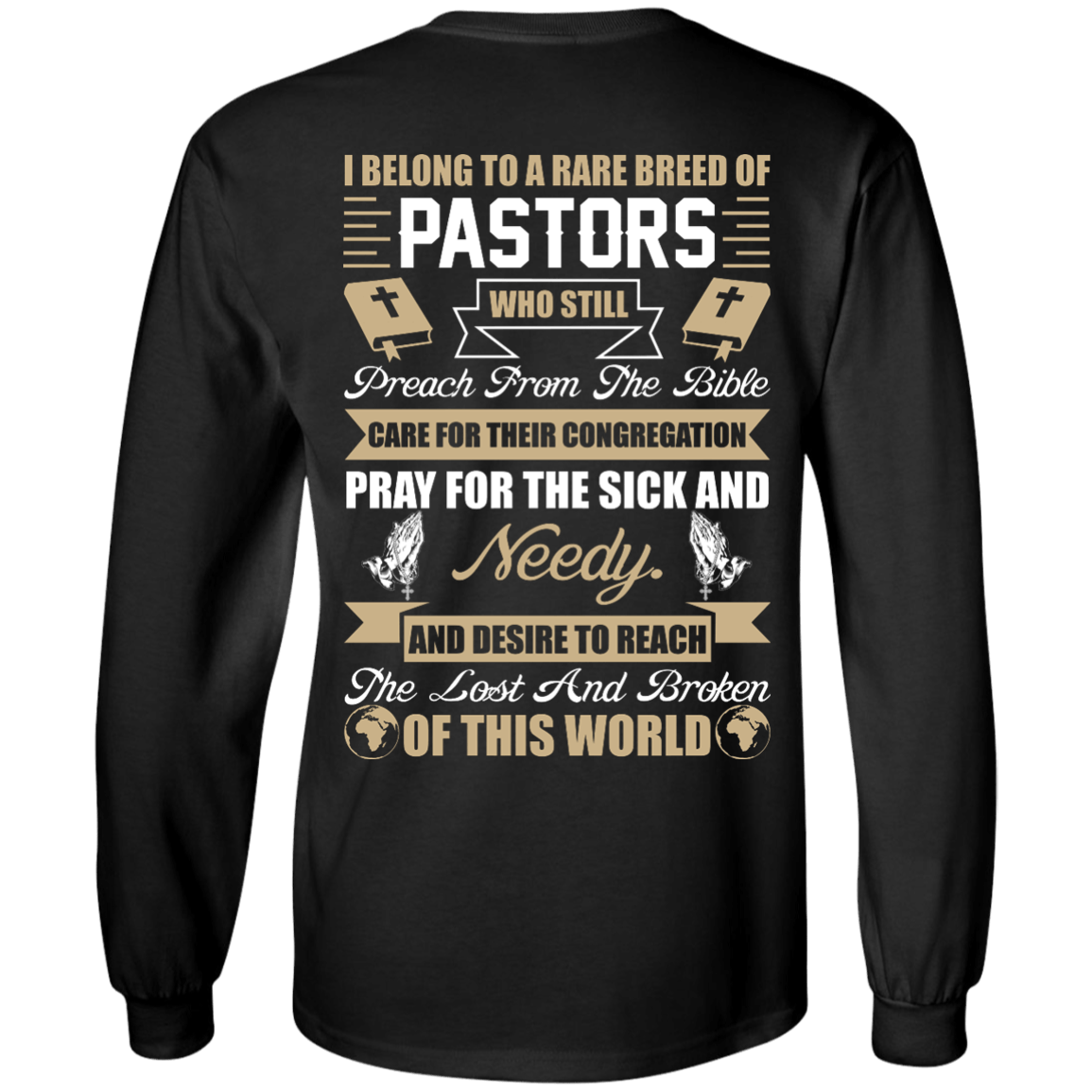 I Belong To A Rare Breed Of Pastors T-Shirt & Hoodie | Teecentury.com