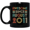 Awesome Since August 2011 Vintage 11th Birthday Gifts Mug Coffee Mug | Teecentury.com