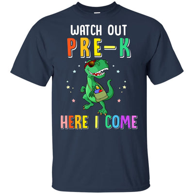 Pre-K Here I Come Dinosaur Back To School Youth Youth Shirt | Teecentury.com