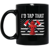 I'd Tap That Firefighter Hydrant US Flag Dad Gift Mug Coffee Mug | Teecentury.com