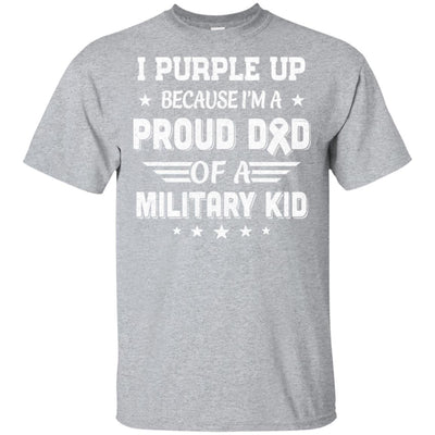 I Purple Up Proud Dad Of A Military Kid Child T-Shirt & Hoodie | Teecentury.com