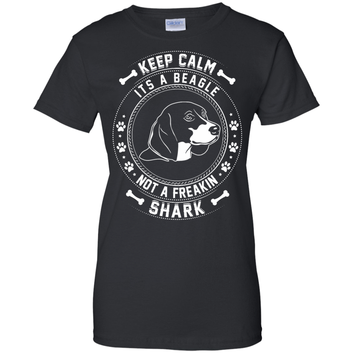 Keep Calm It's A Beagle Not A Freaking Shark T-Shirt & Hoodie | Teecentury.com