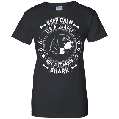 Keep Calm It's A Beagle Not A Freaking Shark T-Shirt & Hoodie | Teecentury.com