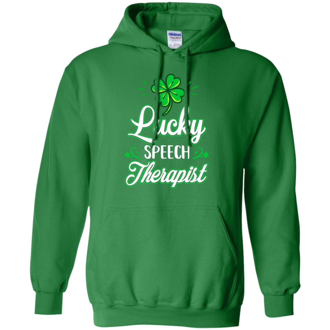 Lucky Speech Therapist St Patricks Day School Teacher T-Shirt & Hoodie | Teecentury.com