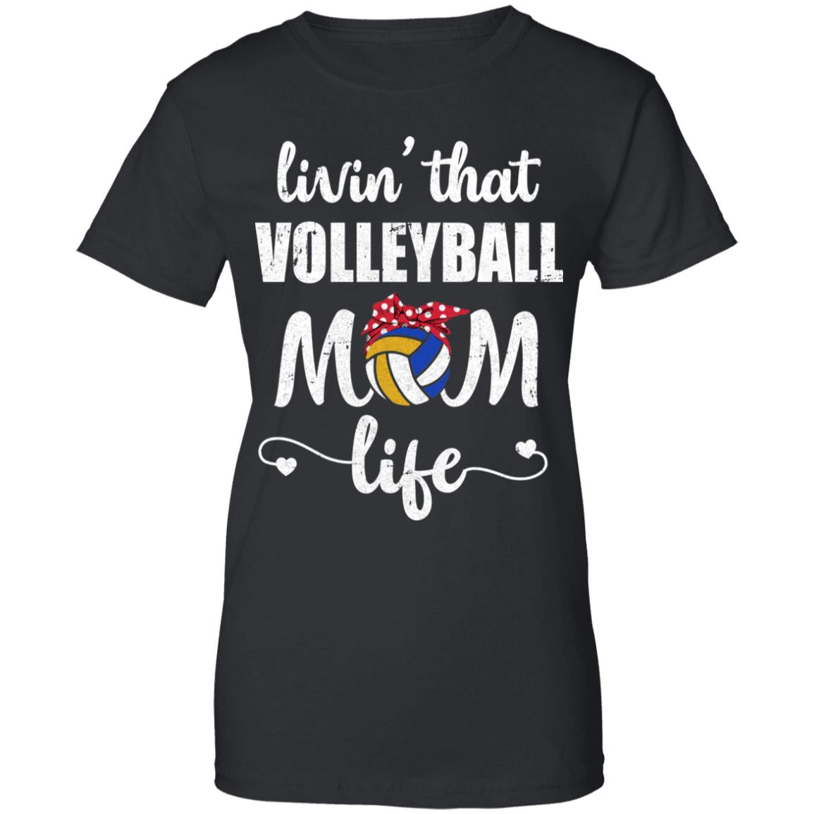 Living That Volleyball Mom Life Mothers Day Gifts T-Shirt & Tank Top | Teecentury.com
