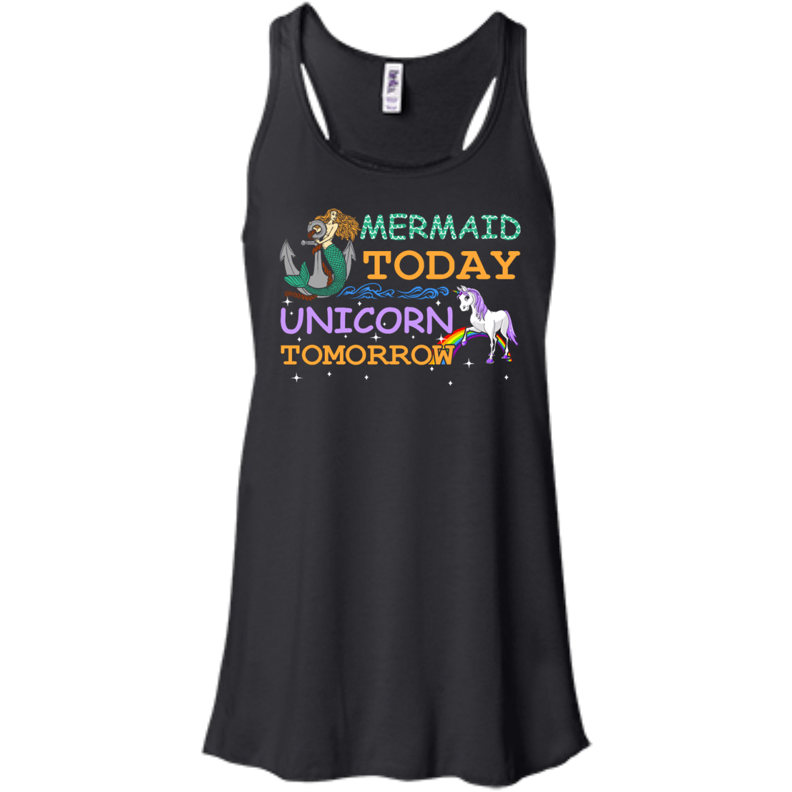 Mermaid Today Unicorn Tomorrow T-Shirt & Hoodie | Teecentury.com