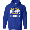 Kings Are Born In October T-Shirt & Hoodie | Teecentury.com
