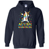 Dabbing Unicorn Puzzle Autism Awareness For Girls T-Shirt & Hoodie | Teecentury.com