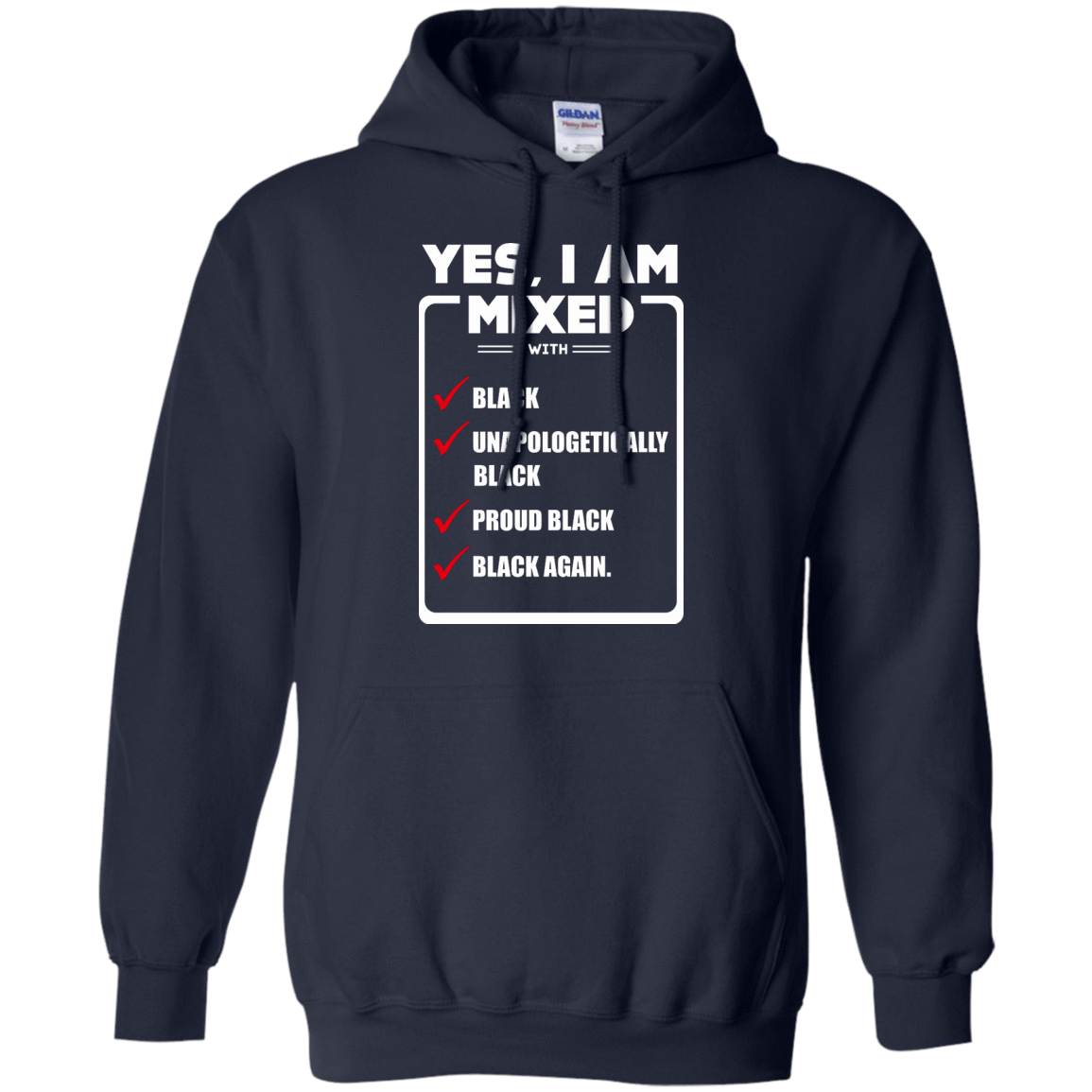 Yes, I Am Mixed Shirt, I'm mixed with Black T-Shirt & Hoodie | Teecentury.com