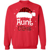 Santa Aunt Claus Red Plaid Family Pajamas Christmas Gift T-Shirt & Sweatshirt | Teecentury.com