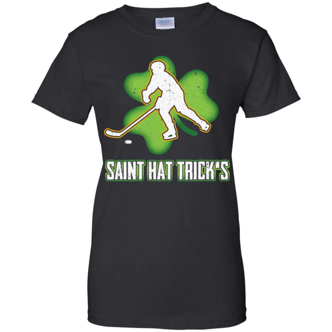 Saint Hat Trick's Hockey Shamrock St Patricks Day T-Shirt & Hoodie | Teecentury.com