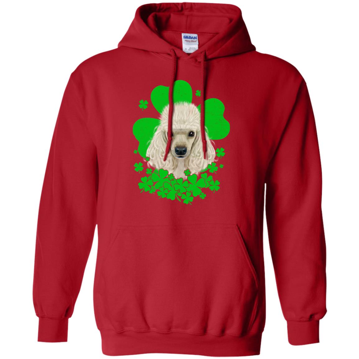 Poodle St. Patrick's Day Clovers T-Shirt & Hoodie | Teecentury.com