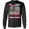 Not All Heroes Wear Capes My Mom Wears Scrubs Nurse Gift T-Shirt & Hoodie | Teecentury.com