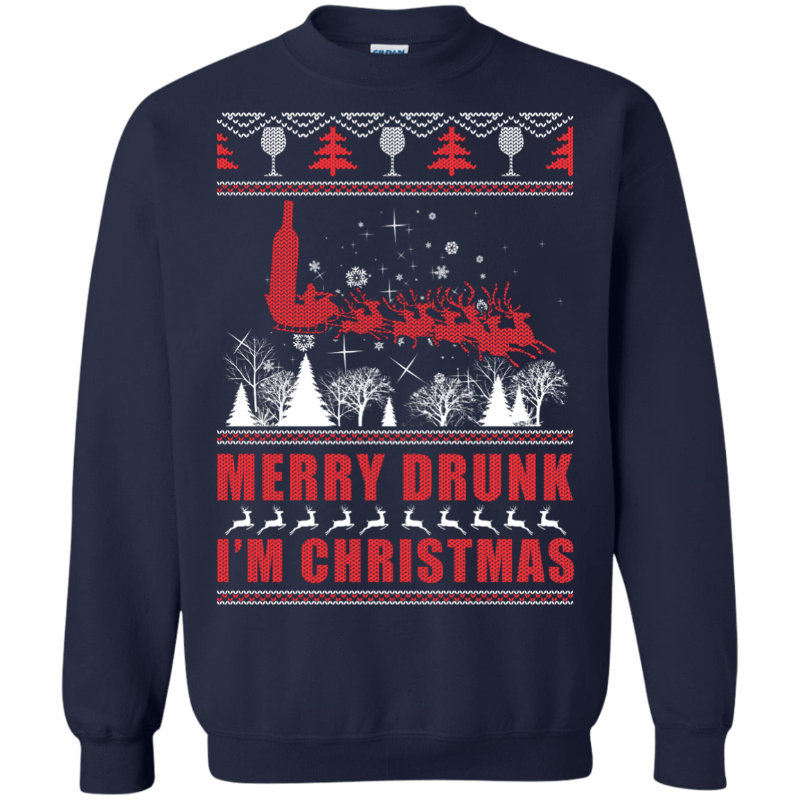 Merry Drunk I'm Christmas T-Shirt & Hoodie | Teecentury.com