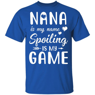 Nana Is My Name Spoiling Is My Game Funny Mothers Day T-Shirt & Tank Top | Teecentury.com